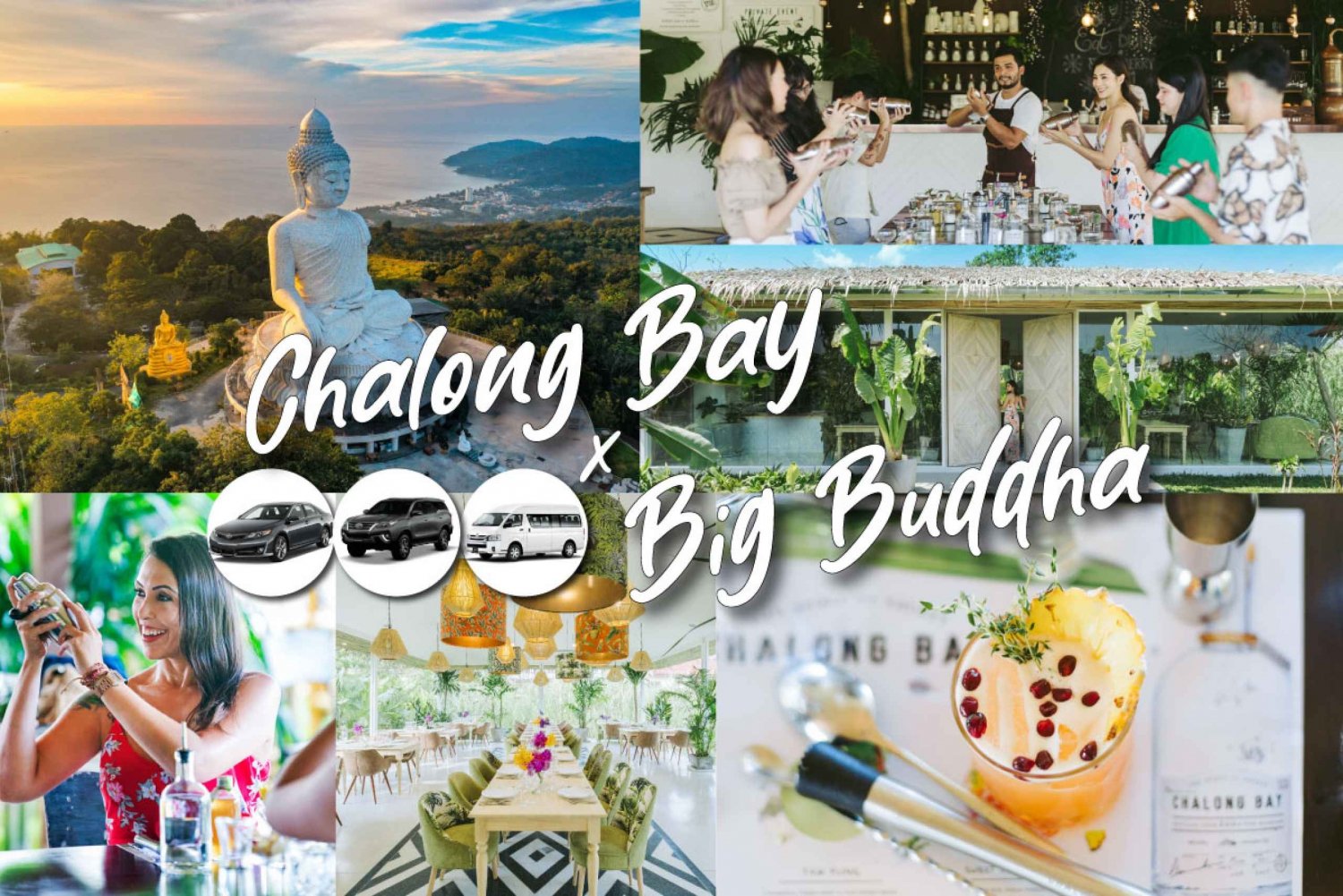 Phuket: Chalong Bay Rum x Big buddha Halvdag privat tur