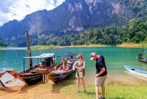 푸켓: 코끼리 데이 케어와 함께하는 츄란 호수 하룻밤