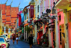 Phuket: Stadsvandring och matlagningskurs med Phothong Ride