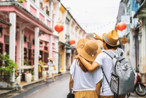 Phuket: Stadsvandring och matlagningskurs med Phothong Ride