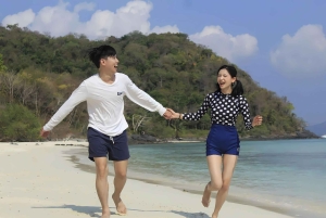 푸켓 산호섬과 라차섬 쌍동선 크루즈와 점심 식사