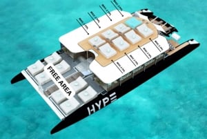 プーケット：コーラル島＆ラチャ島 豪華カタマラン船「ハイプ号」 ツアー