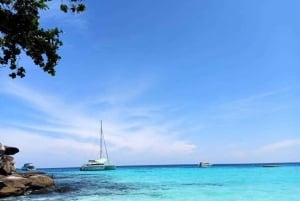 Phuket: Coral Yacht Boat Tour til Coral Island med solnedgang