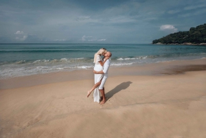 Phuket: couple photoshoot at Surin Beach