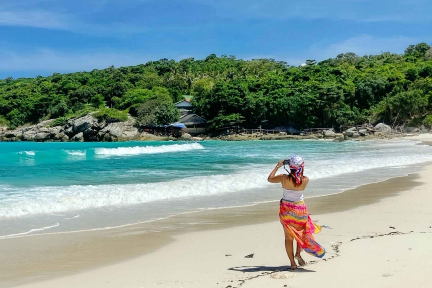 Phuket: Dagsutflykt till Coral och Racha Island med katamaran