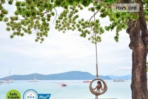 푸켓 카타마란으로 산호와 라차 섬 당일 여행