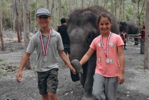 Phuket: Halvdags eller 2-timers etisk elefantpleje-reservat
