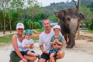 Phuket: bezoek aan olifantenreservaat met modderkuuroord en workshop