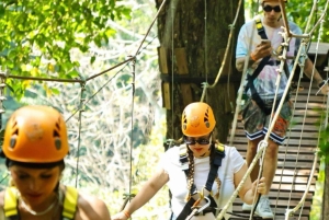 Phuket: Aldeia dos Elefantes e Tour pela Cidade com Zipline e ATV