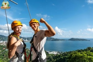 Phuket : Erawan Patong Seaview Zipline