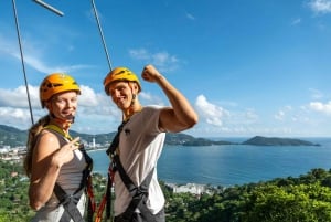 Phuket : Erawan Patong Seaview Zipline