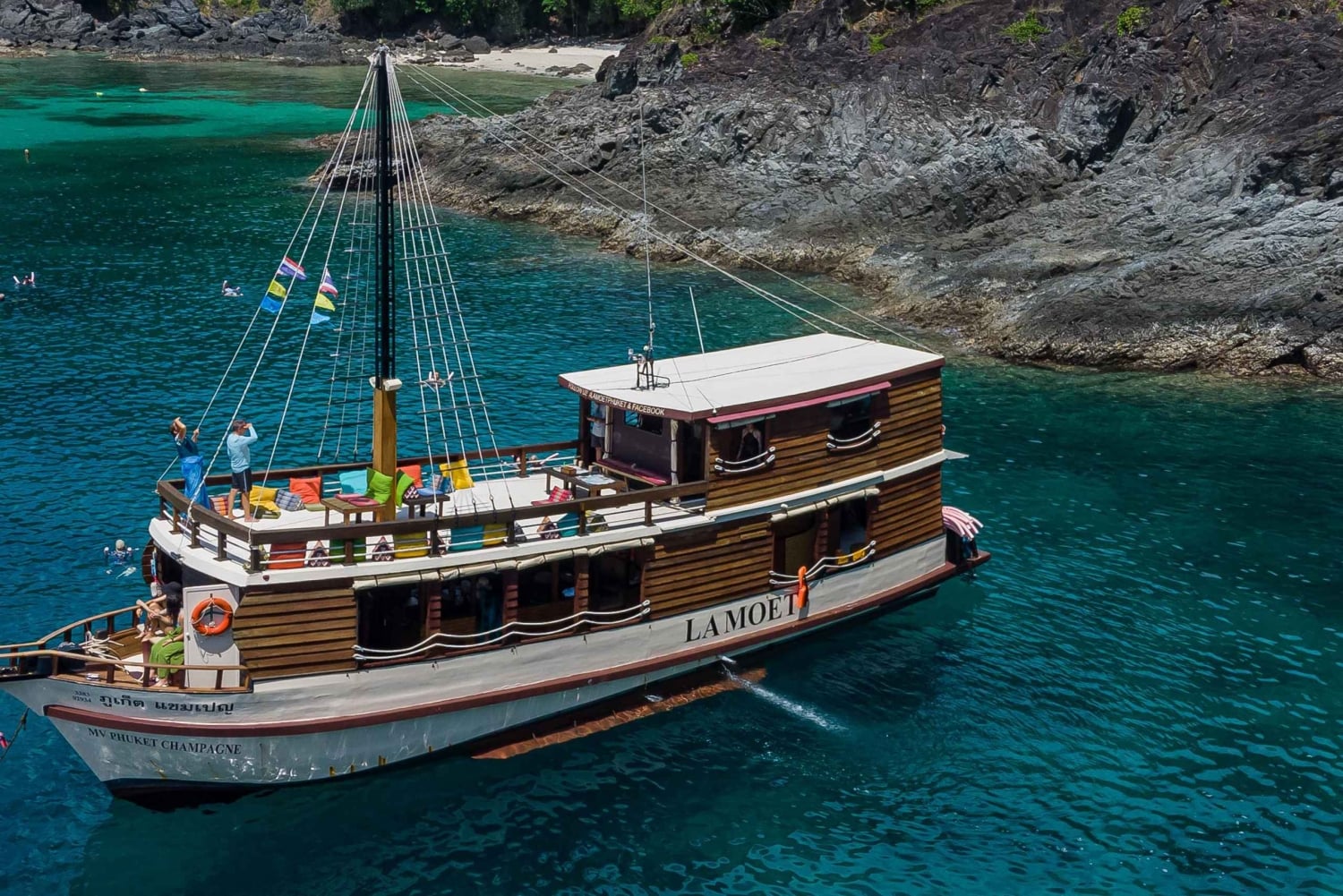 푸켓 여유로운 보트(스노클링)로 인파에서 벗어나기