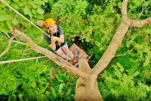 Phuket: Aventura na tirolesa Flying Hanuman