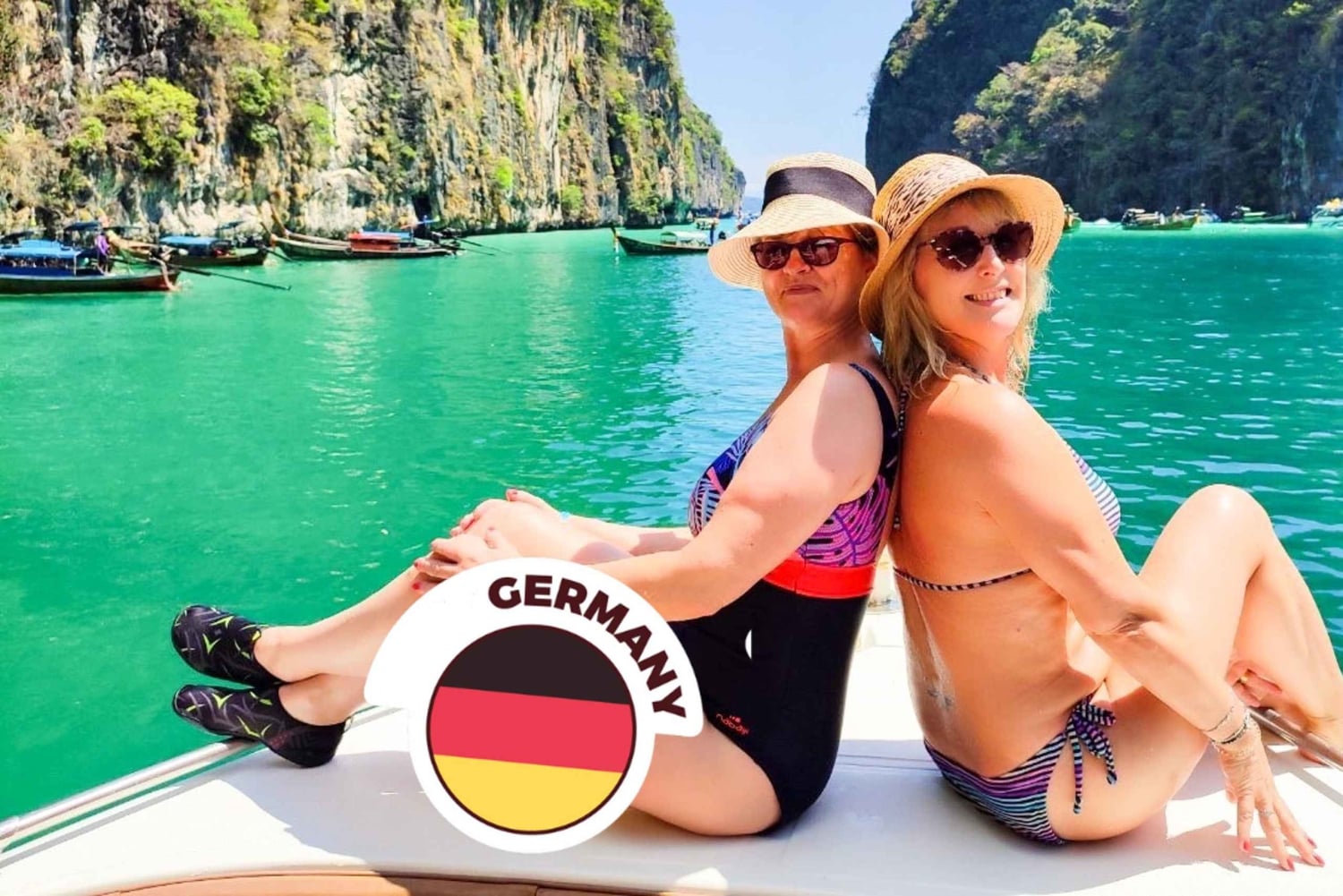 Phuket: Full Day Early Bird to Phi Phi Island & German Guide