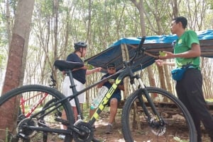 Phuket: Tour di mezza giornata in bicicletta nella campagna con pranzo