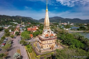 Phuket Half Day : Sightseeing Tour + Night Market + Guide