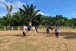 プーケット：アオチャロン景観自然公園での乗馬体験