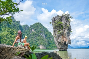 Phuket: Excursión de un día en barco por la isla de James Bond y en canoa