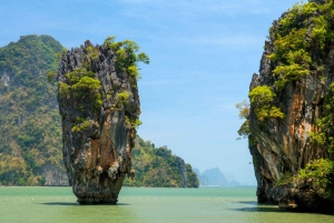 Phuket: Excursión de un día en barco por la isla de James Bond y en canoa