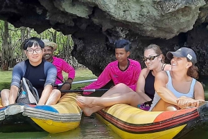 Пхукет: остров Джеймса Бонда на большой лодке и каноэ по морской пещере