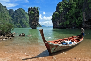 Phuket: A ilha de James Bond num barco de cauda longa e o templo do dinheiro