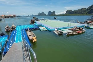 Phuket: James Bond Island med langhalet båd og abetempel