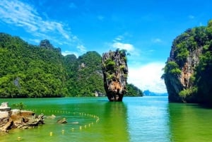 Phuket: Ilha de James Bond em um passeio particular de cauda longa com canoagem