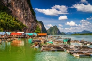 Phuket: Excursión en lancha rápida por la Isla de James Bond y el Pueblo Flotante