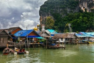 Phuket: Excursión en lancha rápida por la Isla de James Bond y el Pueblo Flotante