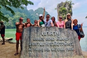 Phuket: Excursión en lancha rápida por la Isla de James Bond y el Pueblo Flotante
