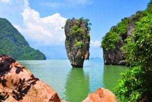 Phuket : Visite privée de l'île de James Bond en hors-bord