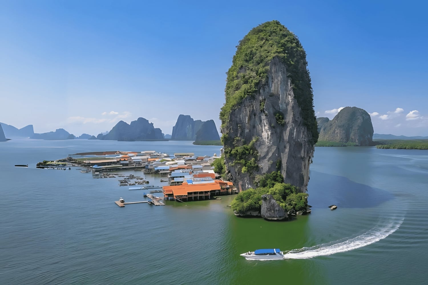 Phuket: Canoa marina sull'isola di James Bond in motoscafo