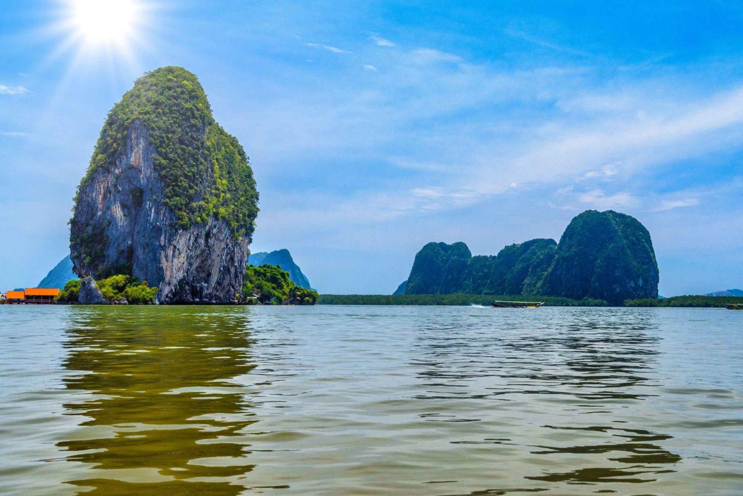 Phuket: Canoa marina sull'isola di James Bond in motoscafo