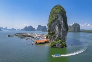 Phuket: Canoa marina sull'isola di James Bond in motoscafo