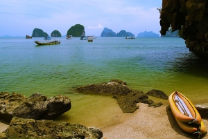 Phuket: Canoa marina sull'isola di James Bond in motoscafo