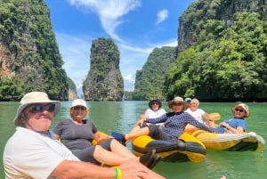 Phuket: Piragüismo en la Isla James Bond en lancha rápida+ 2 comidas