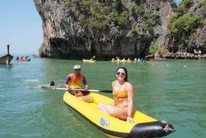 Phuket: Excursão à ilha de James Bond e canoa marítima com almoço