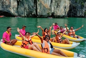 푸켓: 제임스 본드 아일랜드 투어 & 바다 카누와 점심 식사