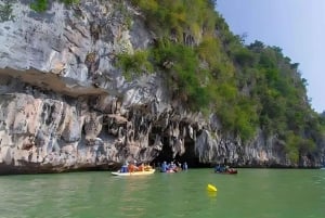 James Bond et l'île de Khai avec canoë de mer et plongée en apnée (2en1)