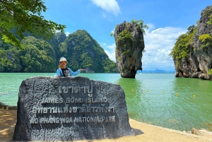 Phuket: James Bond, Ko Panyi, Khai Islands Tour med kanopadling