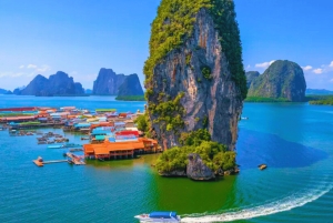 Phuket: Ilha de James Bonds com almoço e canoa de caverna marinha