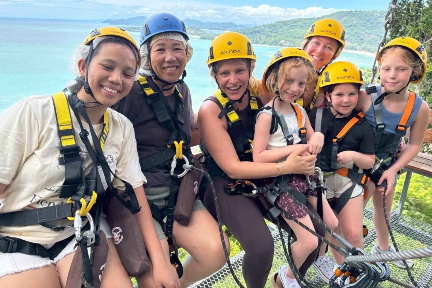Phuket: Tirolesa Kamala SkyRush e aventura de quadriciclo