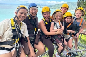 Phuket: Tirolesa Kamala SkyRush e aventura de quadriciclo