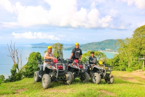 Phuket: Tirolesa Kamala SkyRush e aventura de quadriciclo