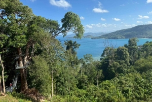 Phuket: Tirolesa Kamala SkyRush e aventura de quadriciclo