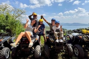 Phuket: Tirolesa Kamala SkyRush e aventura de quadriciclo