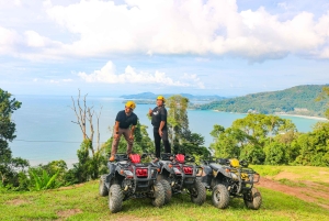 Phuket: Tirolesa Kamala SkyRush e aventura de quadriciclo