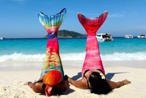 푸켓/카오락: 럭셔리 스피드 보트를 타고 즐기는 시밀란 제도 당일 여행