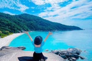 푸켓/카오락: 럭셔리 스피드 보트를 타고 즐기는 시밀란 제도 당일 여행