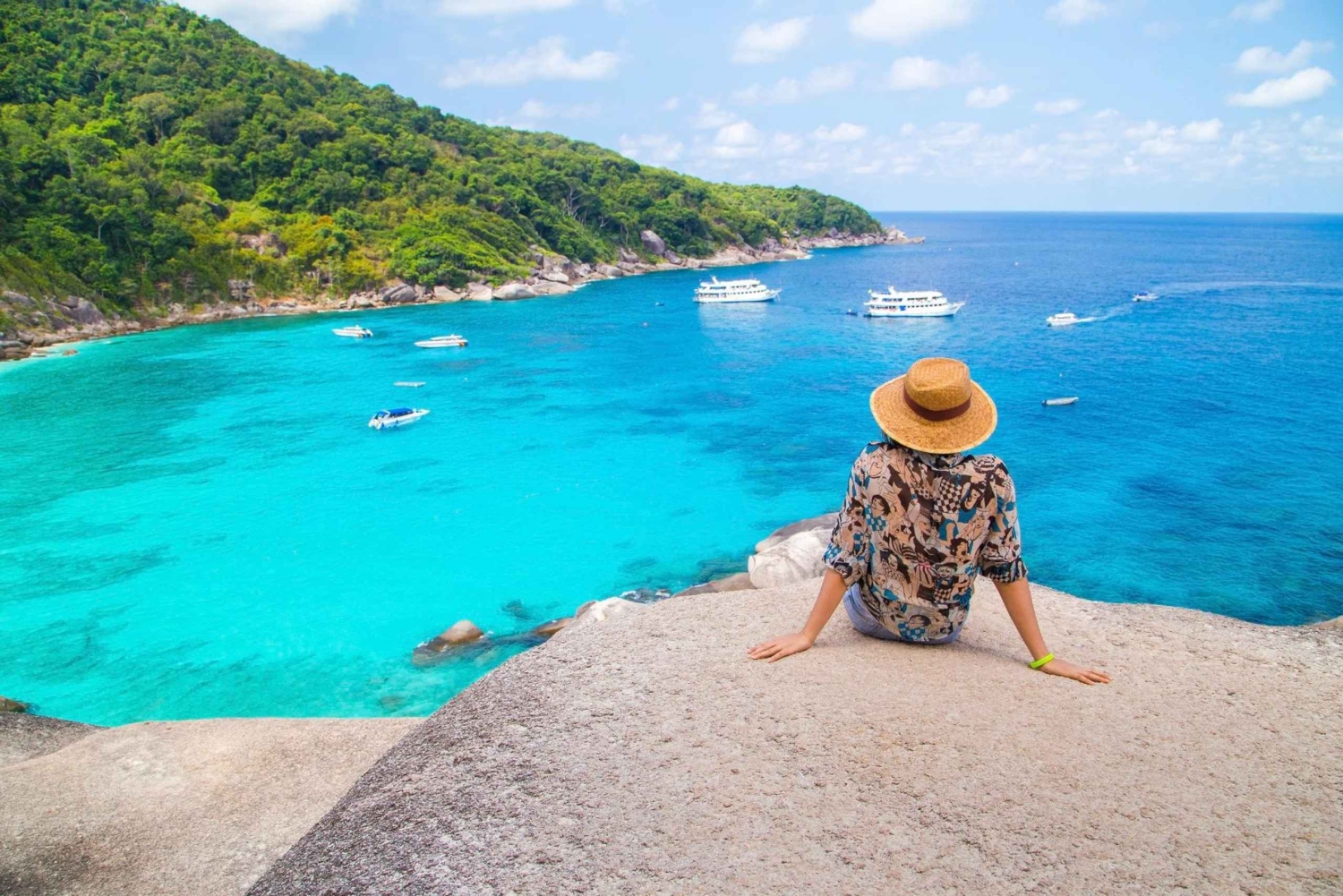 Phuket/Khaolak: Similanöarna Speed Catamaran Premium Trip